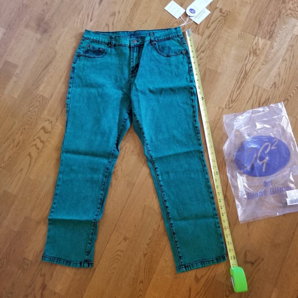 DG2 Diane Gilman jeans - Green - NWT